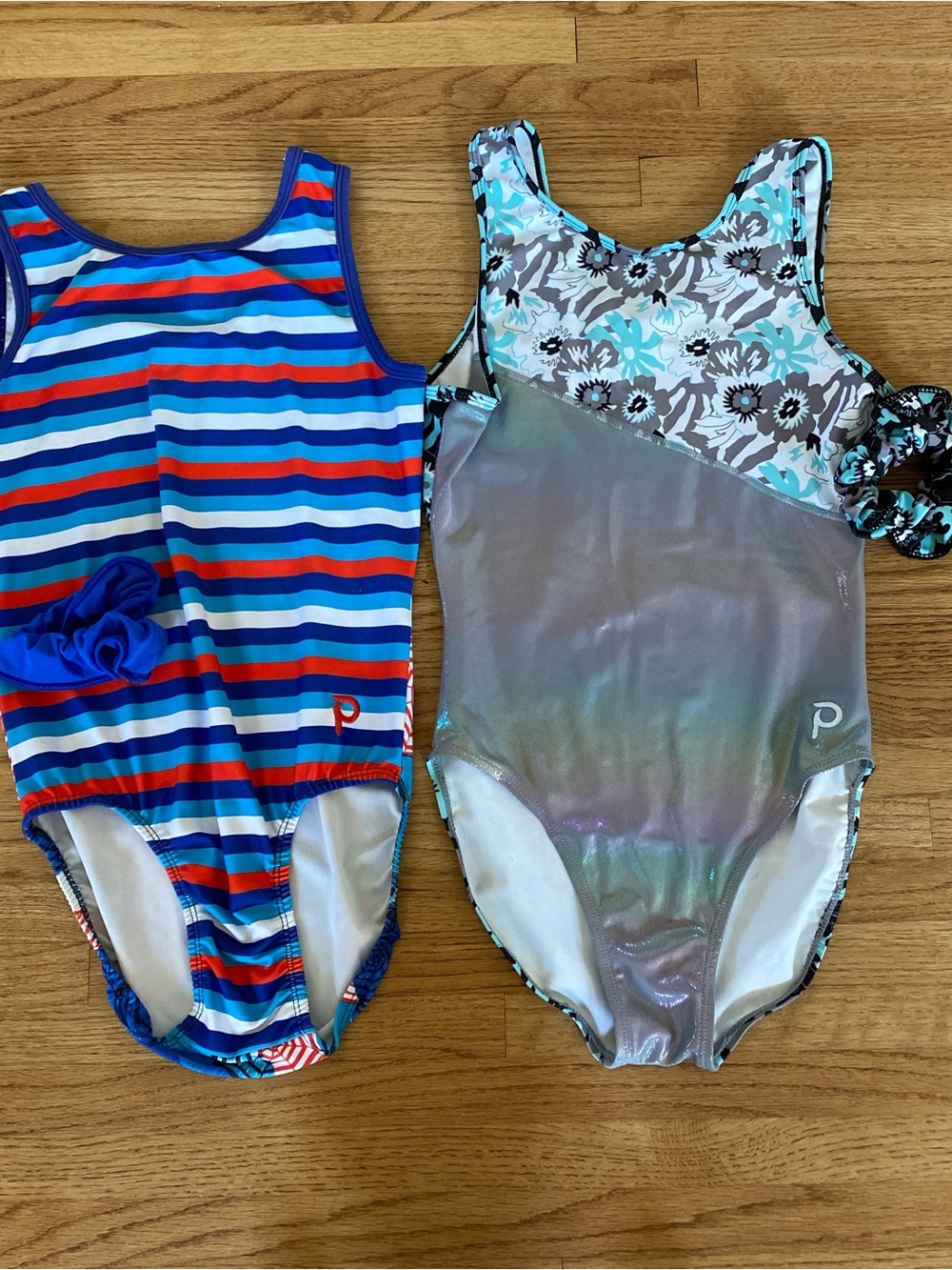 Adult Medium Plum Leotard Gymnastics Dance Bundle